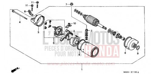 MOTORINO DI AVVIAMENTO CBR900RRW di 1998
